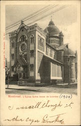 L'Eglise Notre Dame de Lourdes Montreal, QC Canada Quebec Postcard Postcard Postcard