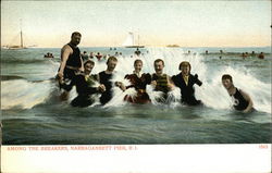 Among the breakers Postcard