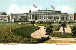Cxasino and Grounds, Narragansett Pier Postcard