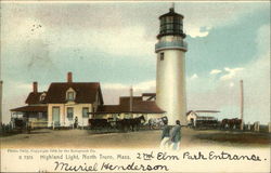 Highland Light North Truro, MA Postcard Postcard Postcard