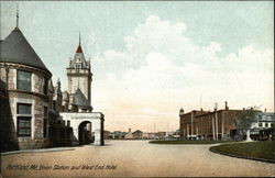 Union Station and West End Hotel Postcard