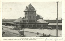 Passenger Station Manchester, NH Postcard Postcard Postcard