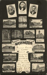 Greetings from Washington District Of Columbia Washington DC Postcard Postcard Postcard