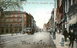 Main Street from Court Square Postcard