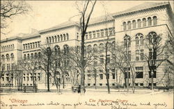 The Newbury Library Chicago, IL Postcard Postcard Postcard