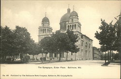 The Synagogue, Eutaw Place Postcard