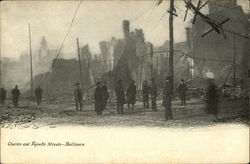 Charles and Fayette Streets Postcard