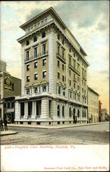 Virginia Club Building Postcard