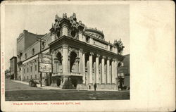 Willis Wood Theatre Kansas City, MO Postcard Postcard Postcard