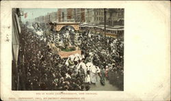 Rex in Mardi Gras procession Postcard