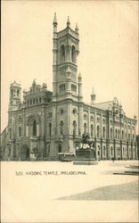 Masonic Temple Postcard