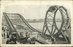 Looping The Loop, Young's Pier Postcard