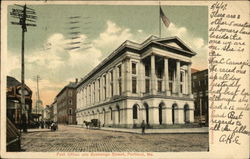 Post Office and Exchange Street Postcard