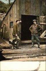 Mining Bosses at Powder House Postcard