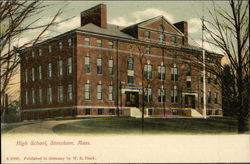 High School Stoneham, MA Postcard Postcard Postcard