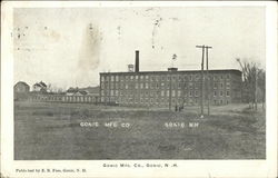 Gonic Mfg. Co. New Hampshire Postcard Postcard Postcard