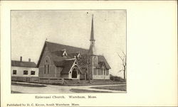 Episcopal Church Wareham, MA Postcard Postcard Postcard