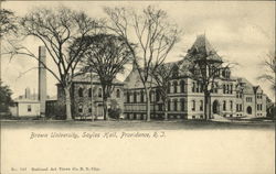 Brown University, Sayles Hall Postcard