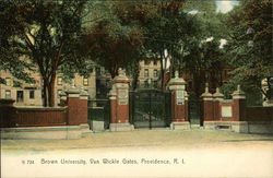Brown University, Van Wickle Gates Providence, RI Postcard Postcard Postcard