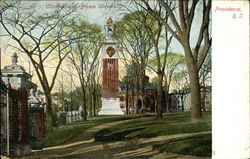 Brown University - Clock Tower Providence, RI Postcard Postcard Postcard