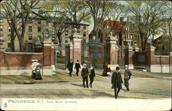 Gates, Brown University Postcard
