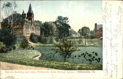 Millersville State Normal School - Science Building and Lake Postcard