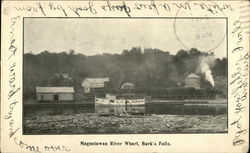 Magnetawan River Wharf Postcard