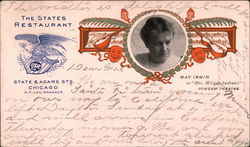 May Irwin in "Mrs. Wilson Andrews", Powers Theater Postcard