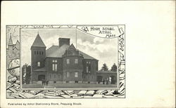 High School Athol, MA Postcard Postcard Postcard