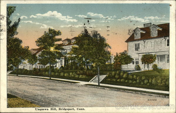 Unquowa Hill Bridgeport Connecticut