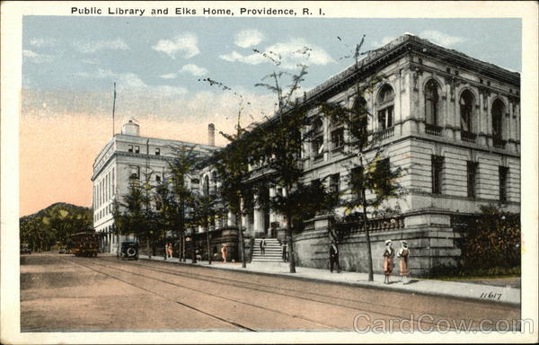 Public Library and Elks Home Providence Rhode Island