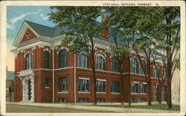 City Hall Rutland Vermont