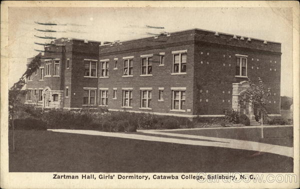 Zartman Hall, Girl's Dormitory, Catawba College Salisbury North Carolina