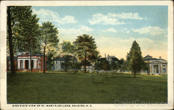 Bird's Eye View of St Mary's College Raleigh North Carolina