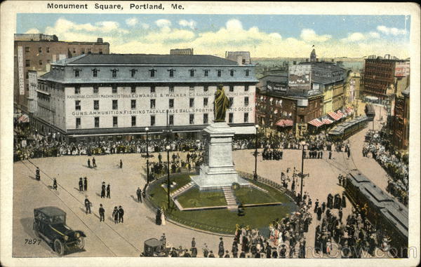 Monument Square Portland Maine