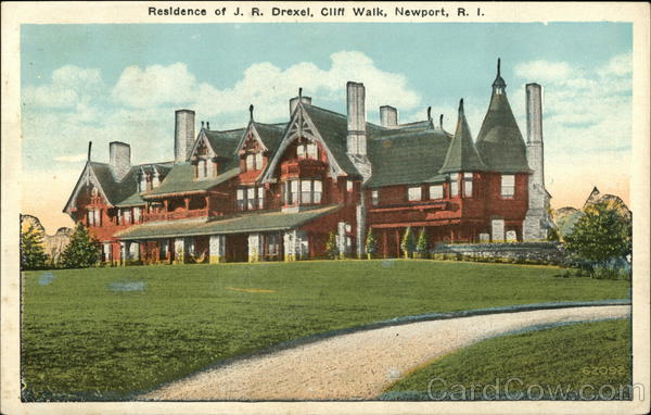 Residence of J. R. Drexel, Cliff Walk Newport Rhode Island