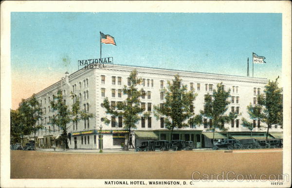 The National Hotel Washington District of Columbia