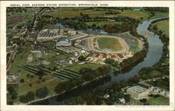 Aerial View Eastern States Exposition Springfield Massachusetts