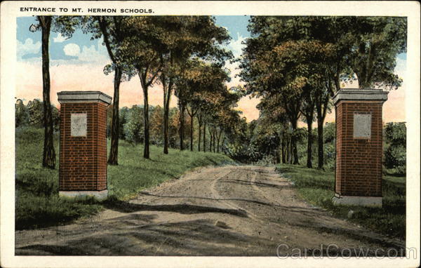 Entrance To Mt. Hernon Schools Gill Massachusetts