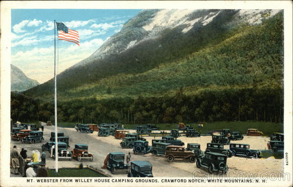 Mt. Webster from Willey House Camping Grounds Crawford Notch New Hampshire