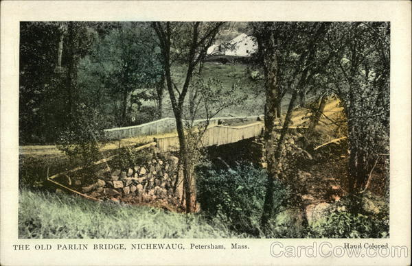 The Old Parlin Bridge, Nichewaug Petersham Massachusetts
