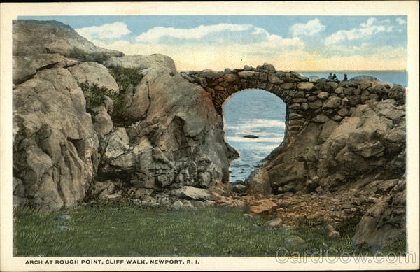 Arch At Rough Point, Cliff Walk Newport Rhode Island