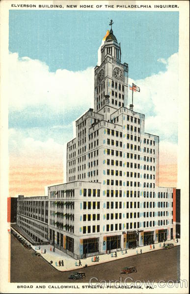 Elverson Building, Home of the Philadelphia Inquirer Pennsylvania