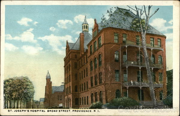 St Joseph's Hospital on Broad Street Providence Rhode Island