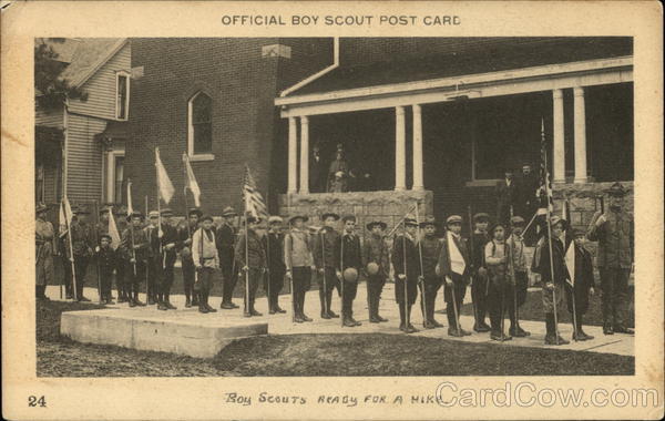Boy Scouts Ready For A Hike