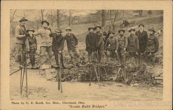 Scouts Build Bridges Boy Scouts