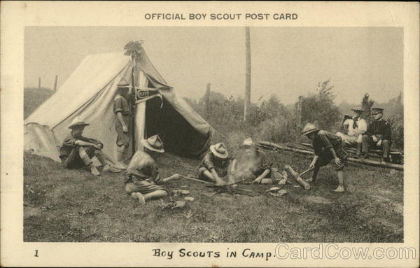 Boy Scouts in Camp