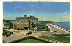 The Green Inn and Ocean Road Postcard