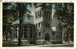 Erwin Library Boonville, NY Postcard Postcard Postcard