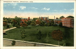 Springfield Hospital and Grounds Postcard